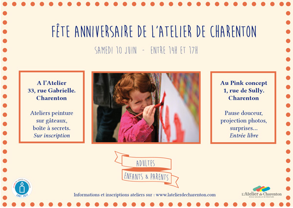 L’Atelier de Charenton fait la fête !