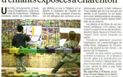 Presse : l’Atelier de Charenton dans le journal Le Parisien