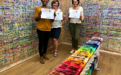 Formation peinture : trois femmes diplômées