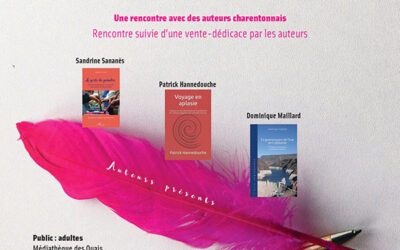 Dédicace du « Geste de peindre » à la médiathèque de Charenton
